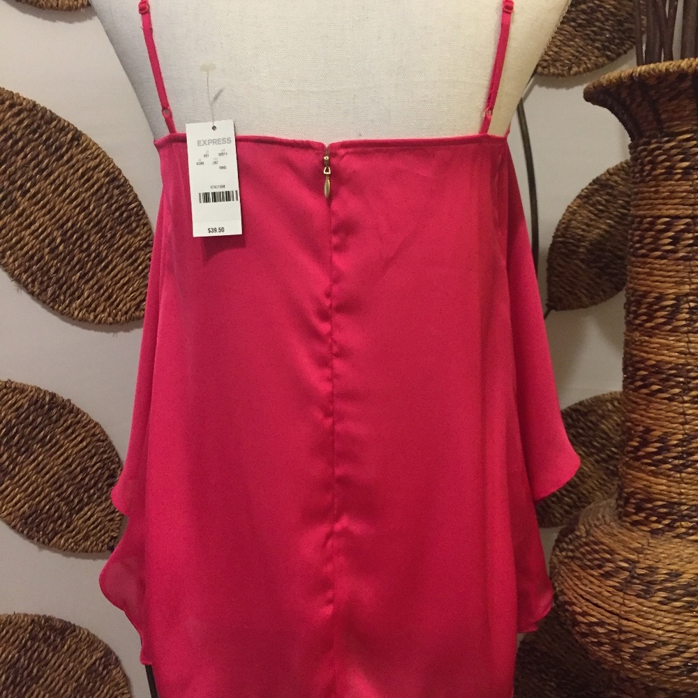 NWT Express Draped Top 2 looks in 1 - So Cute - Picture 8 of 8